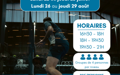 STAGE PADEL – ETE 2024