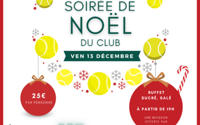 🎄✨ Soirée de Noël du Grenoble Tennis Padel – 13 décembre à partir de 19h ! 🎾🎅